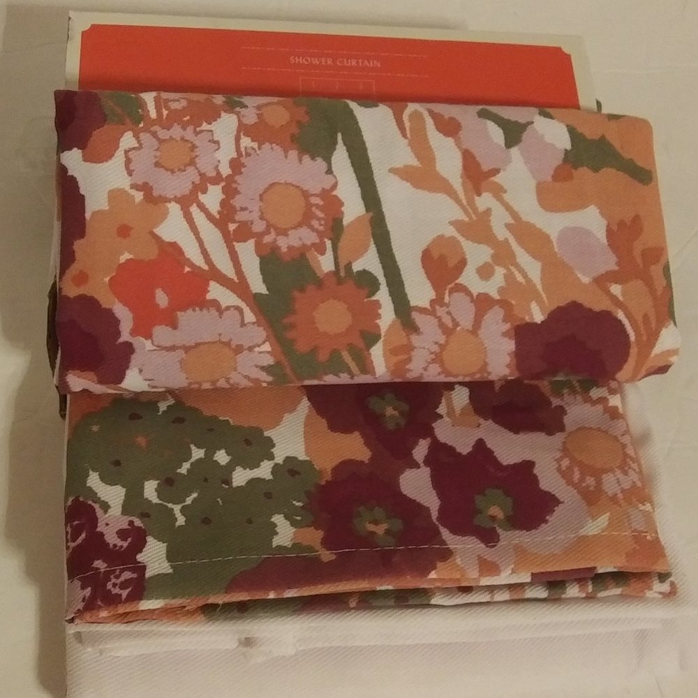 Opalhouse floral fabric shower curtain 72 x 72 New - Picture 4 of 8